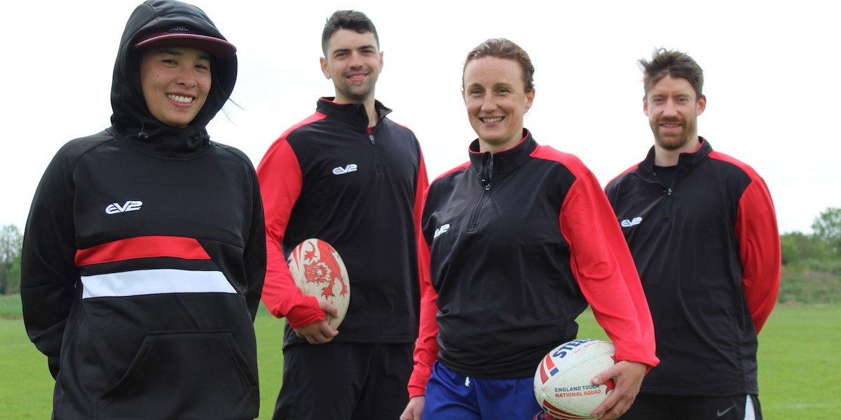 England Touch on board with EV2 | EV2 Sportswear